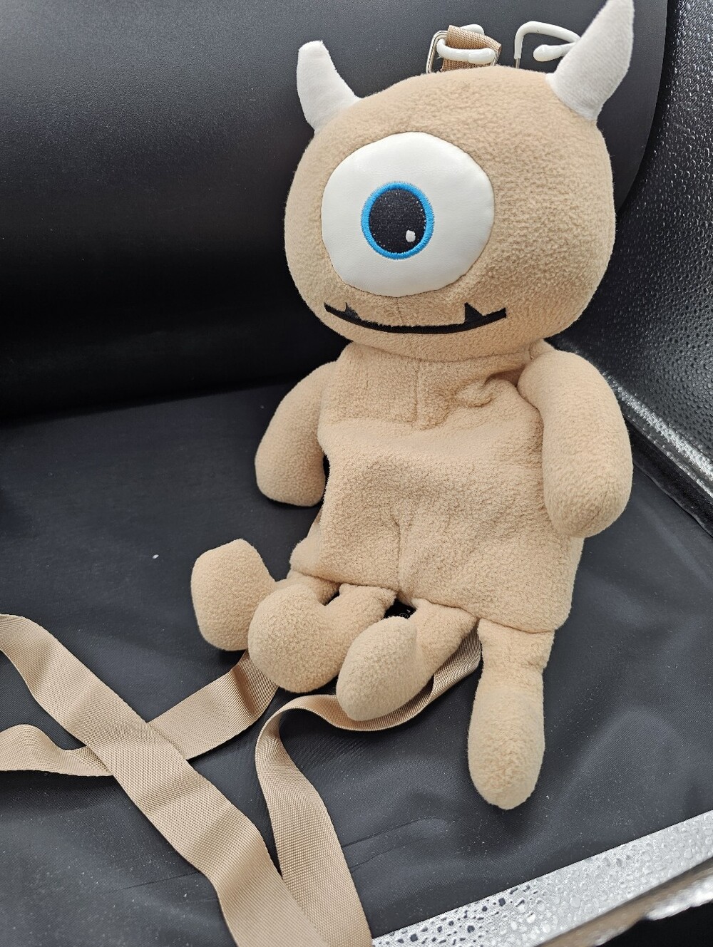 Disney Pixar Monsters Inc Little Mikey Plush Backpack Sling Bag Purse Official